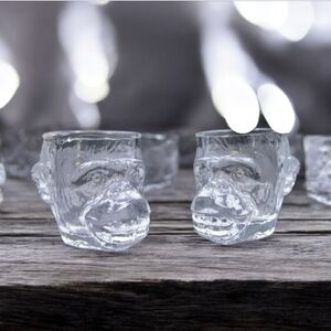 Crystal Clear Gorilla Face Shot Glasses